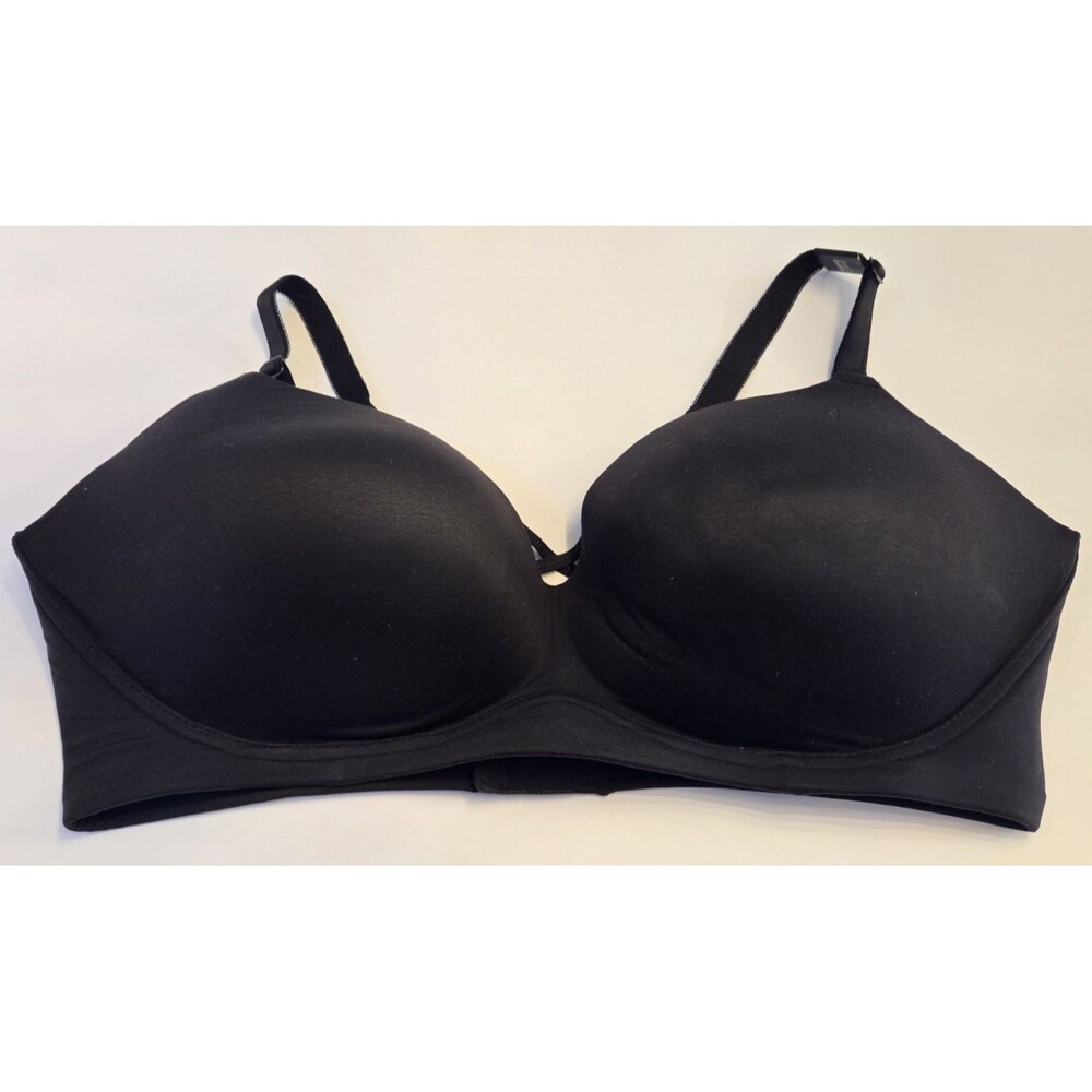 NWT Torrid Curve 360 Back Smoothing Wire-Free Push Up Bra Black 44DD